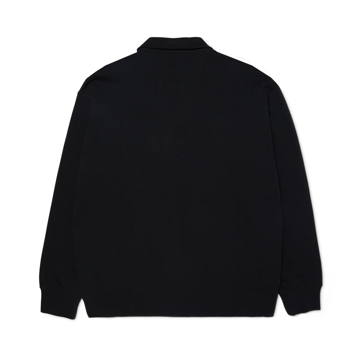 Big Block 1/4 Zip French Terry FL00236 BLACK HUF 