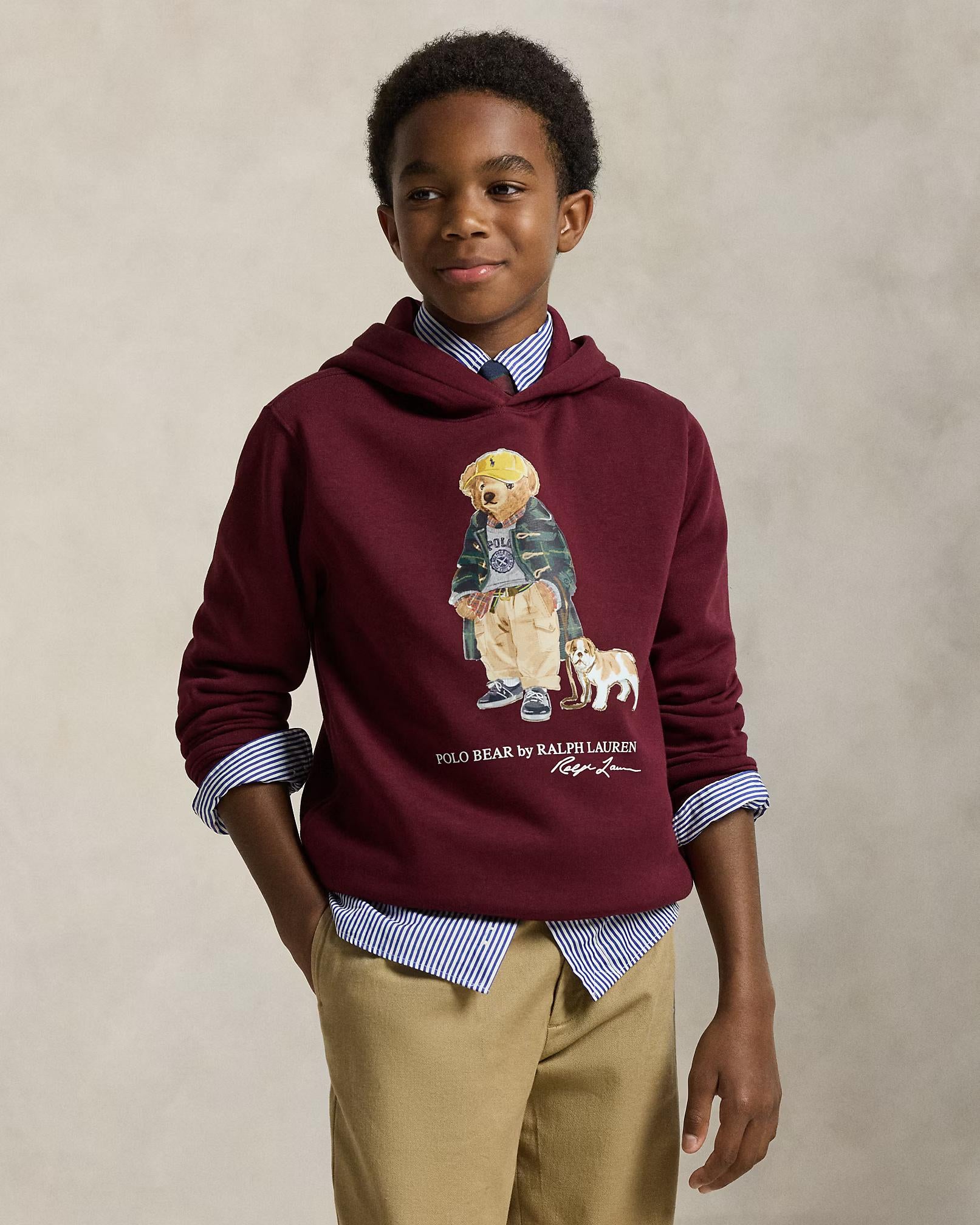 Felpa con cappuccio polo bear 323979491 001 POLO RALPH LAUREN 