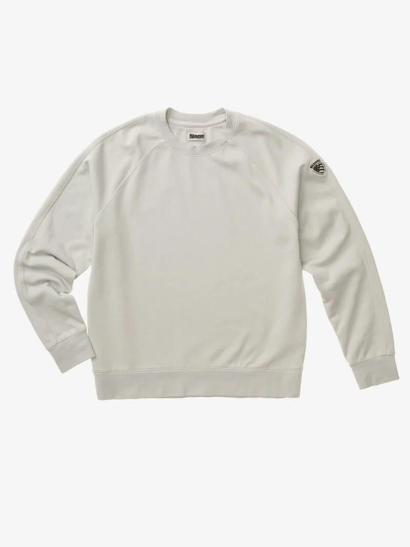Maglia girocollo lathrop dyed 26SBLUF03149 996 BLAUER 
