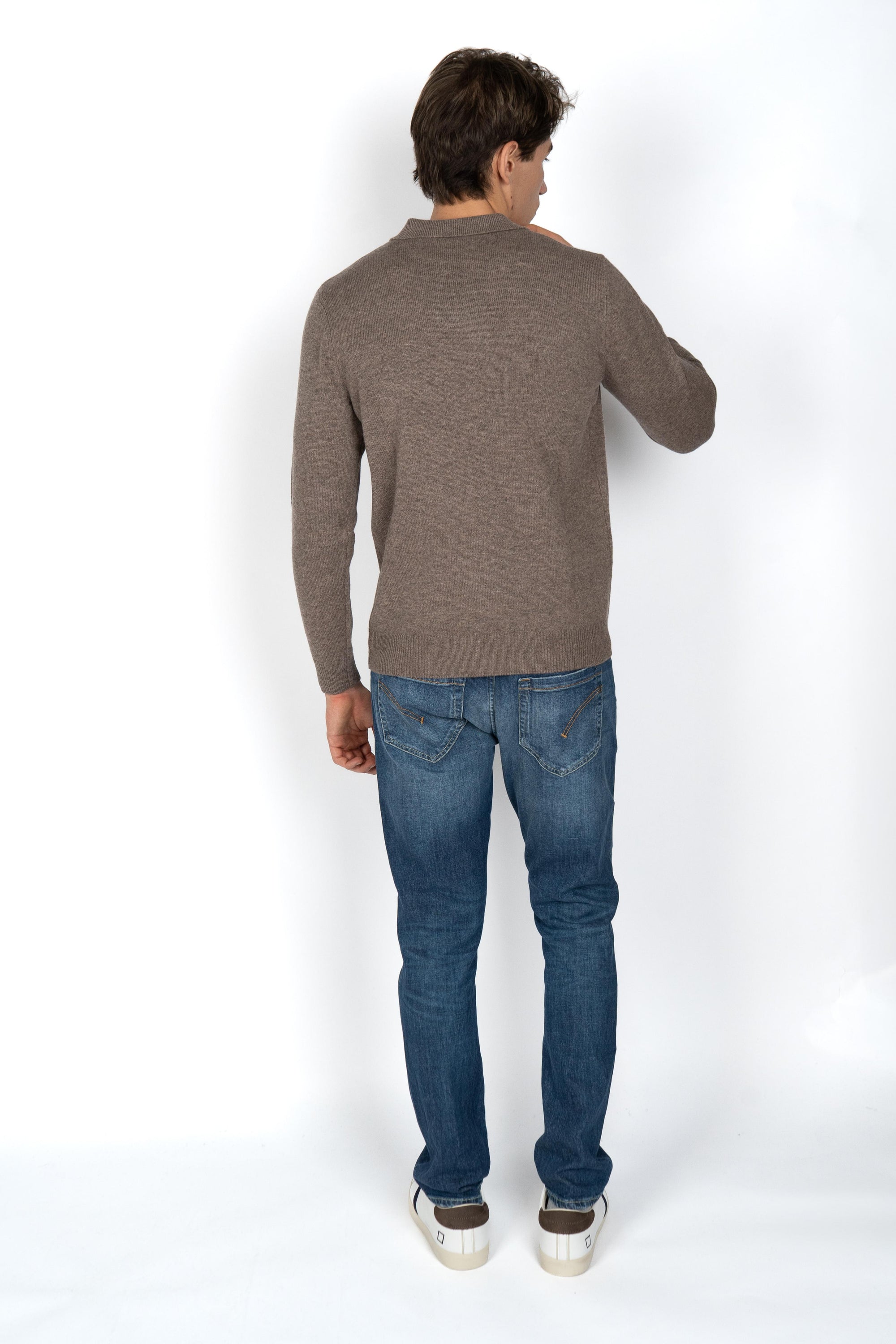 Polo in maglia Covent in pura lana COV0009 00028I MC2 SAINT BARTH 