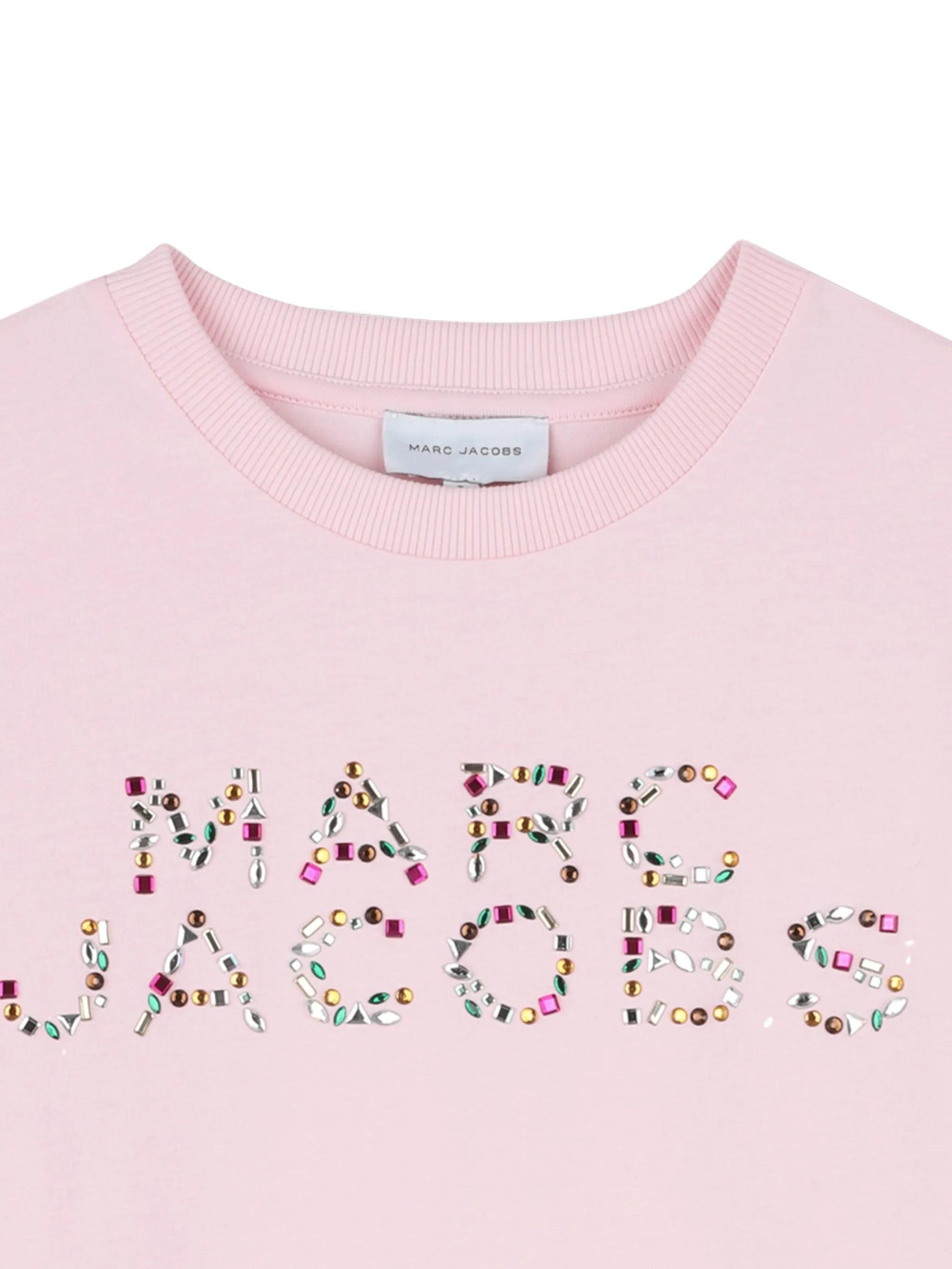 T-shirt decorata con logo W60746 475 MARC JACOBS 