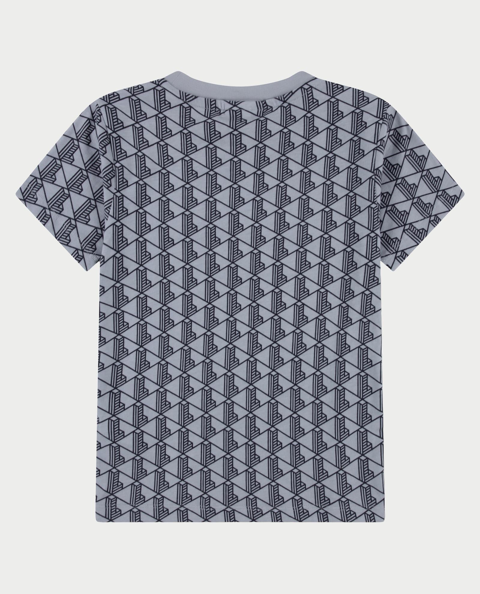 T-shirt in cotone con monogramma 947644 GJ3 LACOSTE 