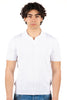Cotton jacquard polo shirt
