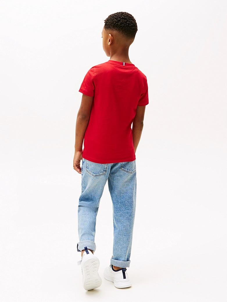 T-shirt con grafica e logo KB0KB09536T XLG TOMMY HILFIGER 
