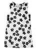 Floral print dress with button details