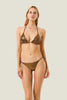 Bikini triangolo metallic touch resort