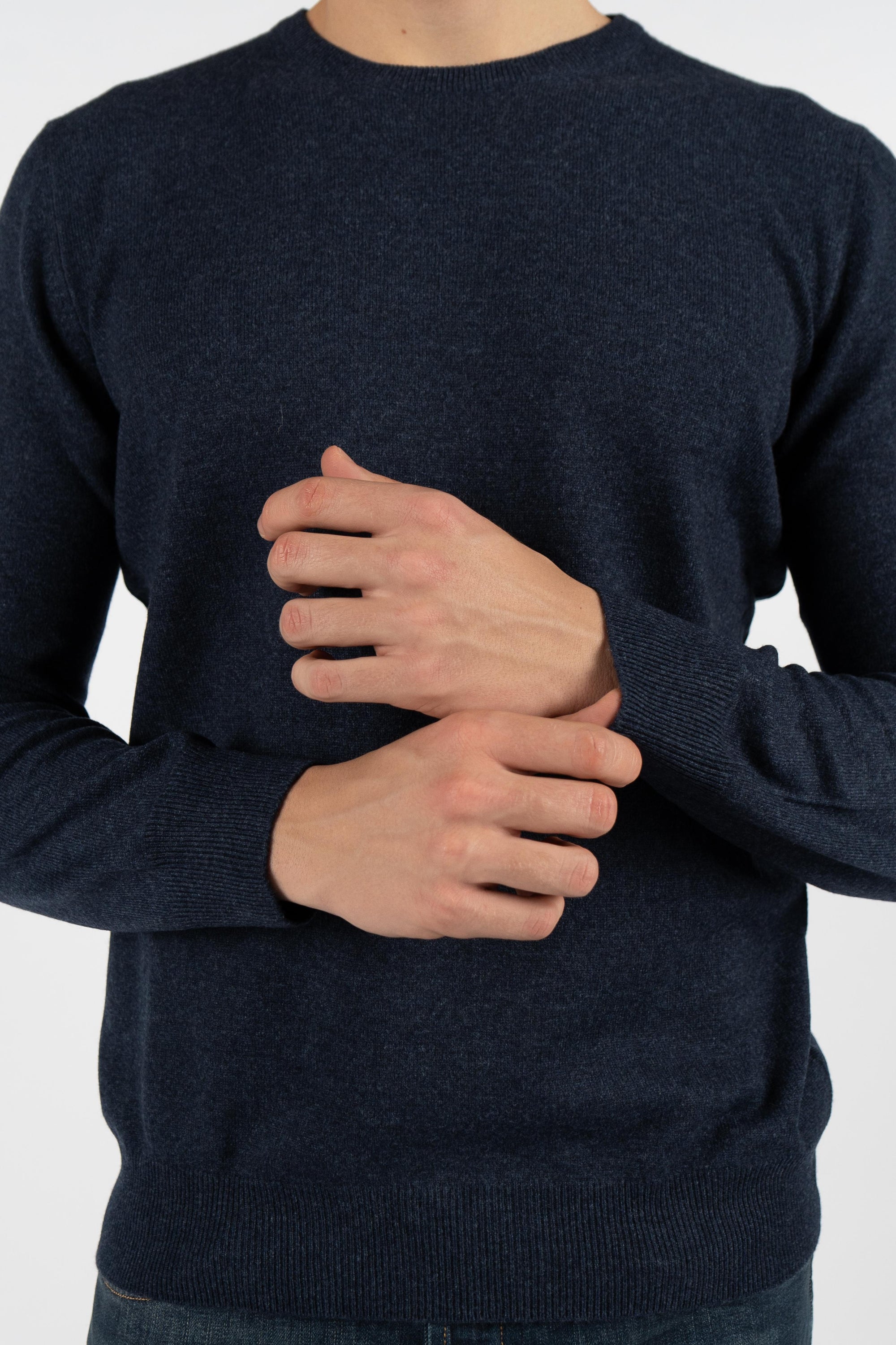 Girocollo in misto cashmere 55167/19690 589 GRAN SASSO 