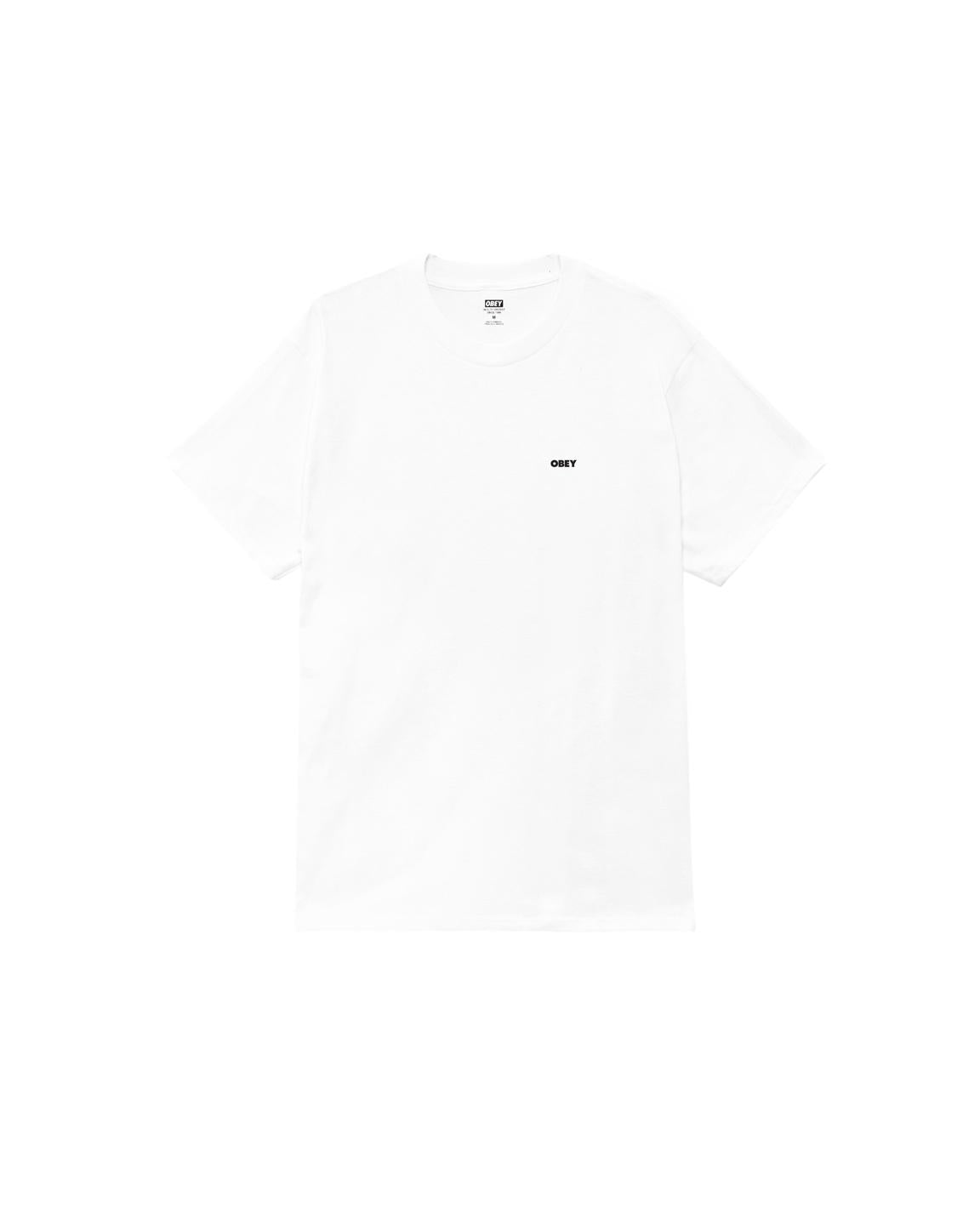 T-shirt girocollo 165264051 WHT OBEY 