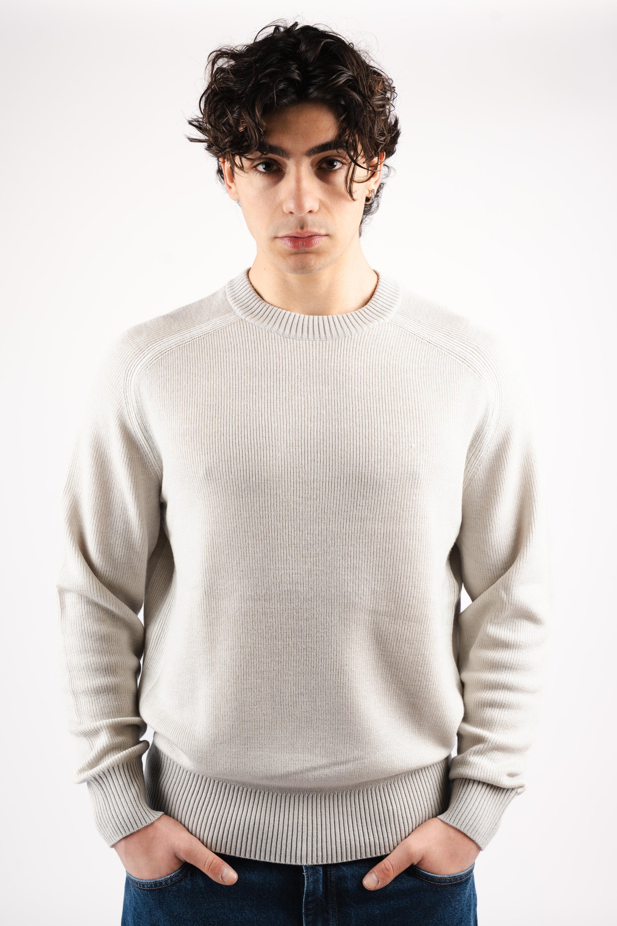 Pullover girocollo 50555872 070 BOSS 
