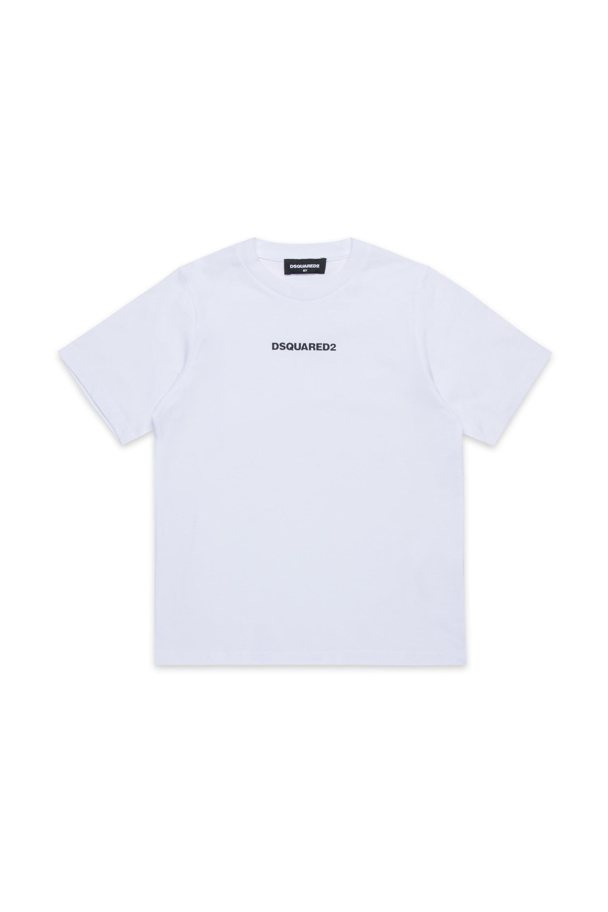 D2Kids Junior Logo T-shirt White DQ2823D004G DQ100 DSQUARED2 