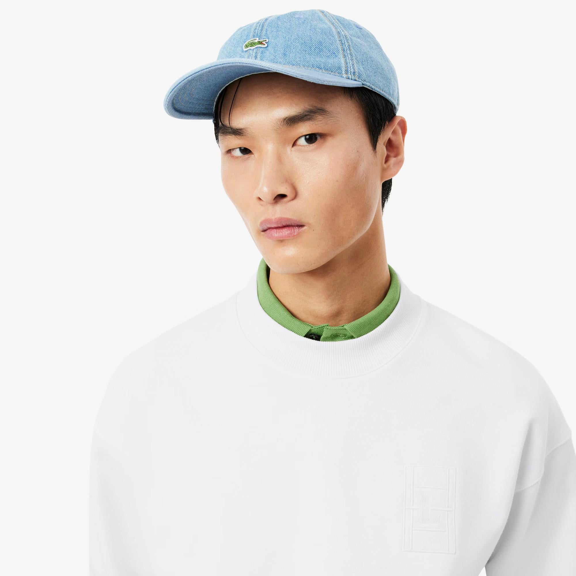 Felpa in pile ricamata SH1682 001 LACOSTE 