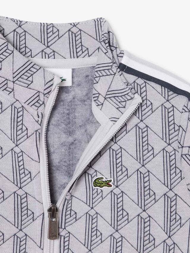 Felpa con logo all-over 847108 GJ3 LACOSTE 