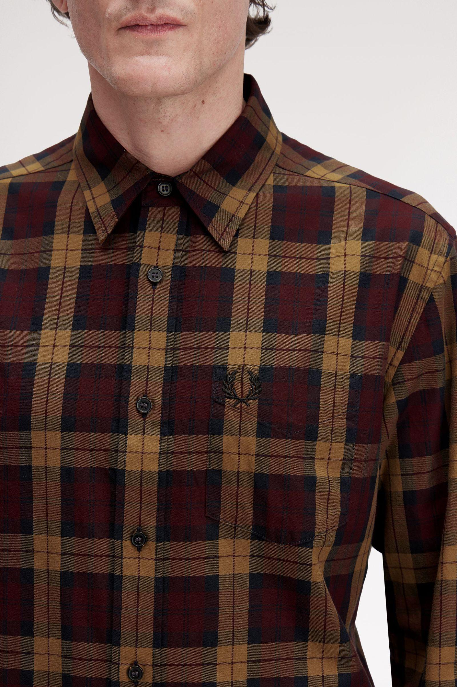 Overshirt in velluto a coste M174255 597 FRED PERRY 