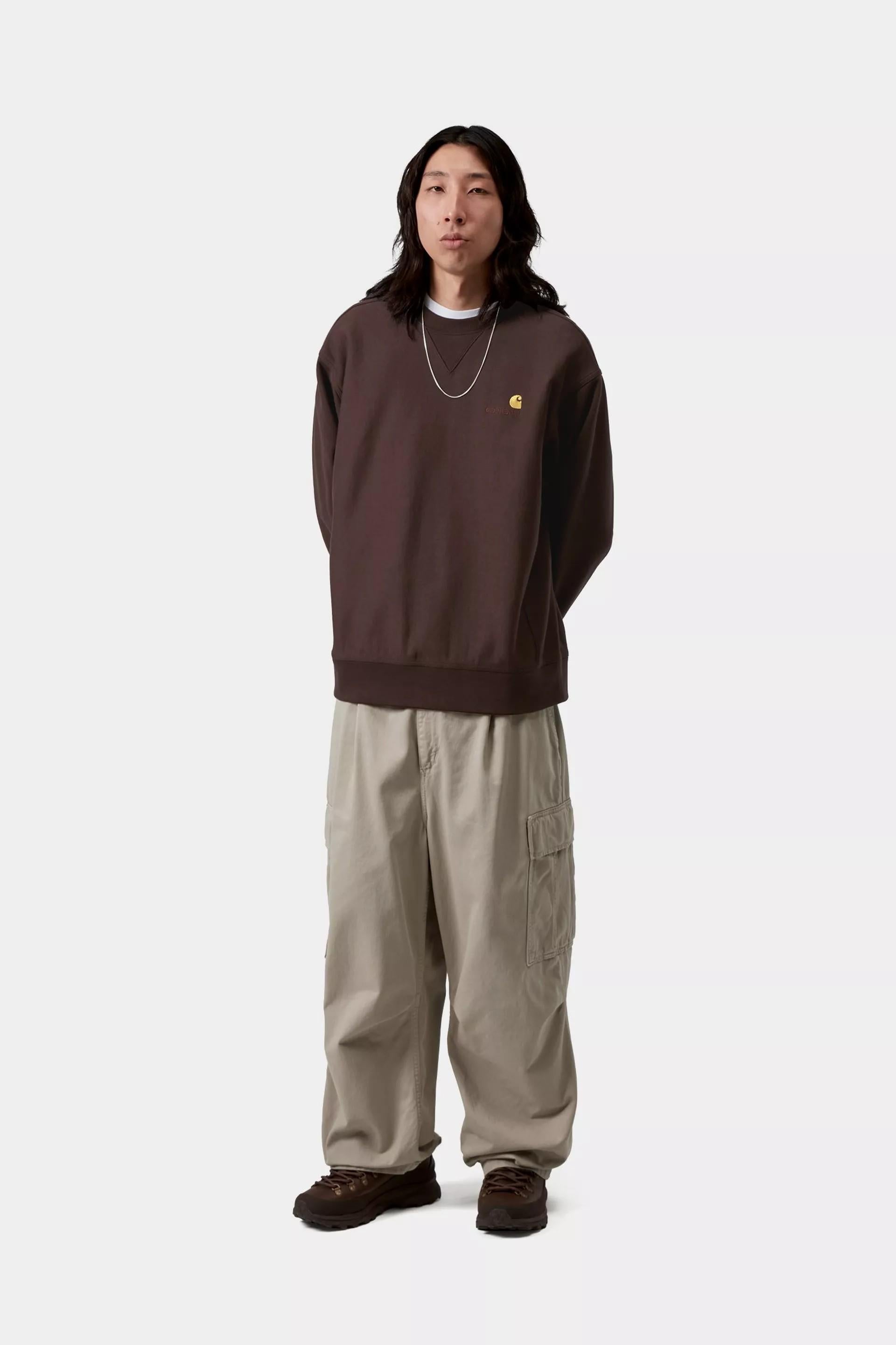 American Script Sweatshirt I025475 33HXX CARHARTT WIP 