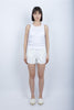Kiana costume a pantaloncino corto con vita elasticizzata Repreve® bianco