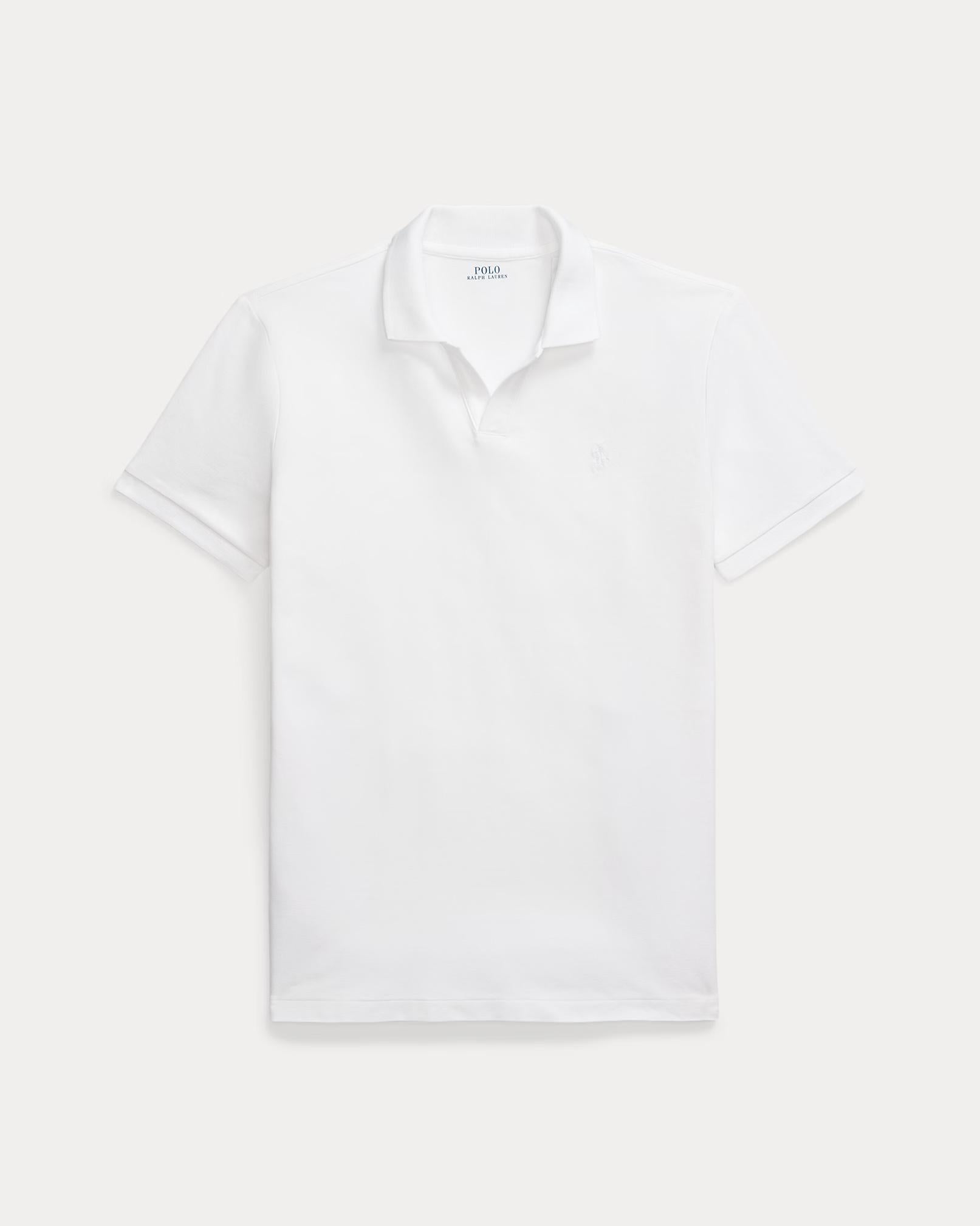 Polo in piqué stretch Custom Slim-Fit 710968951 002 POLO RALPH LAUREN 