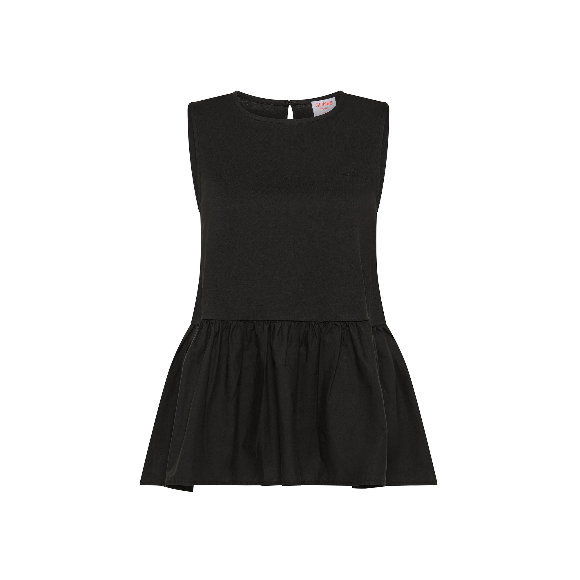 Top in cotone T35216 11 SUN68 