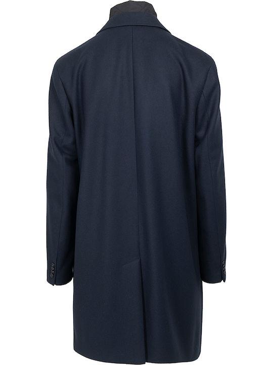 Cappotto in misto lana con gilet interno trapuntato 50546546 405 HUGO 