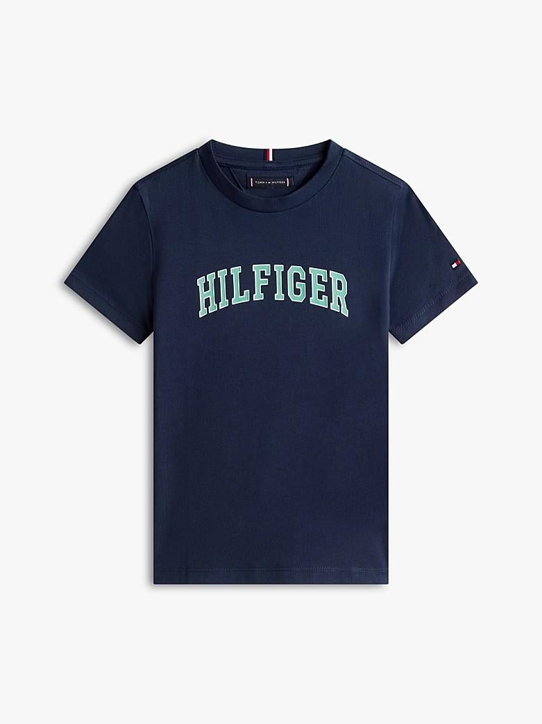 T-shirt in jersey con logo KB0KB10420T C1G TOMMY HILFIGER 