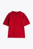 T-shirt con bandierina ricamata