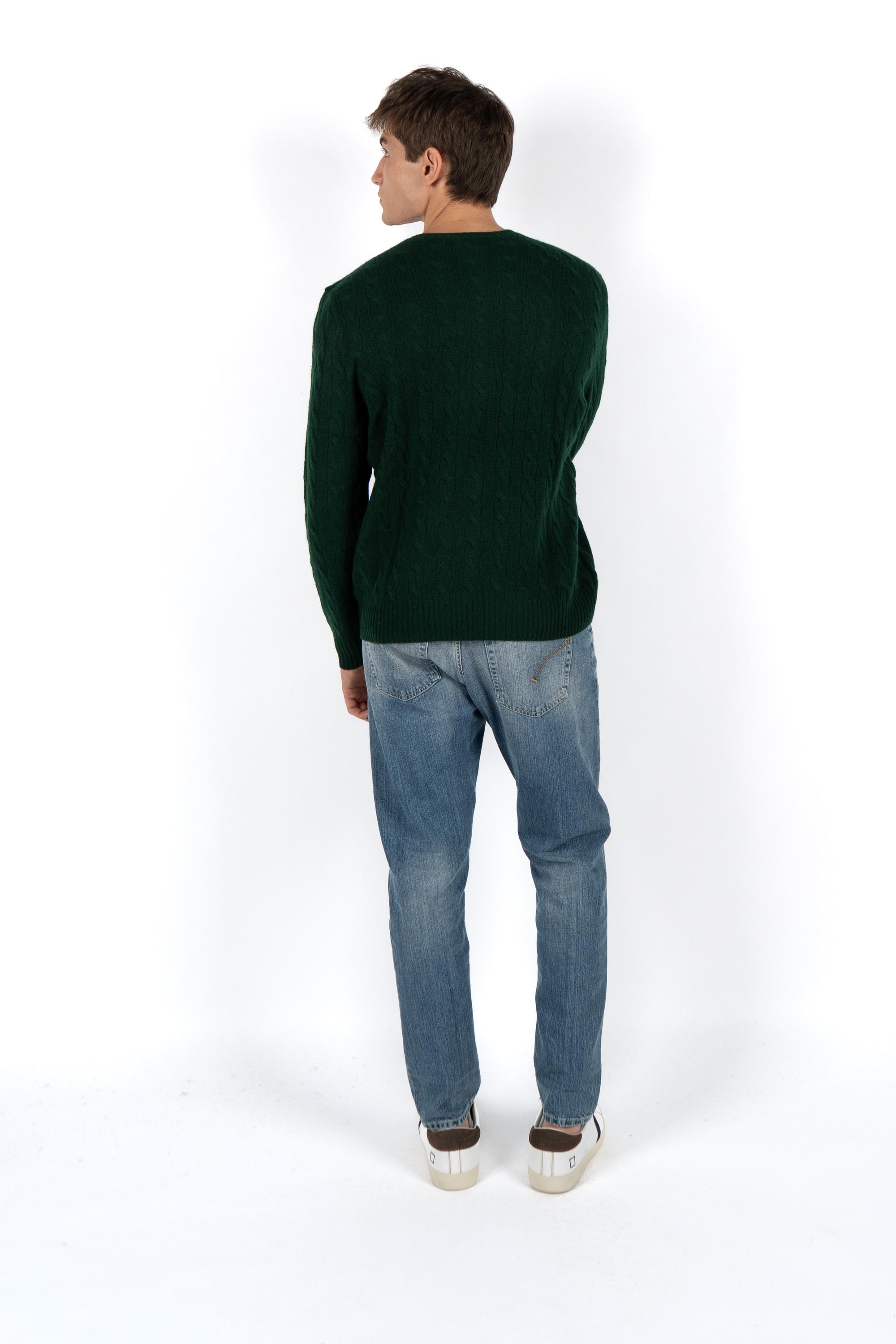 Maglia in lana e cashmere a trecce 710876762 004 POLO RALPH LAUREN 