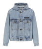 Giacca di jeans con cappuccio