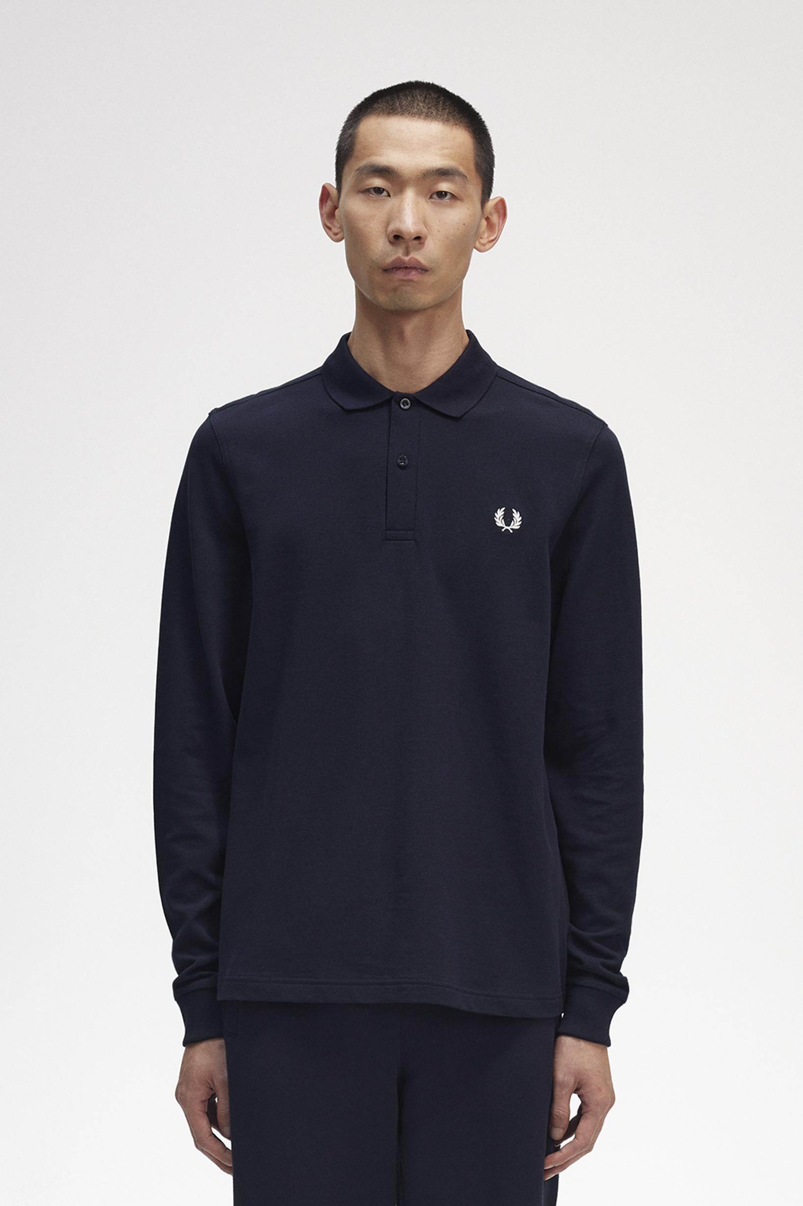 Polo a maniche lunghe M600655 608 FRED PERRY 