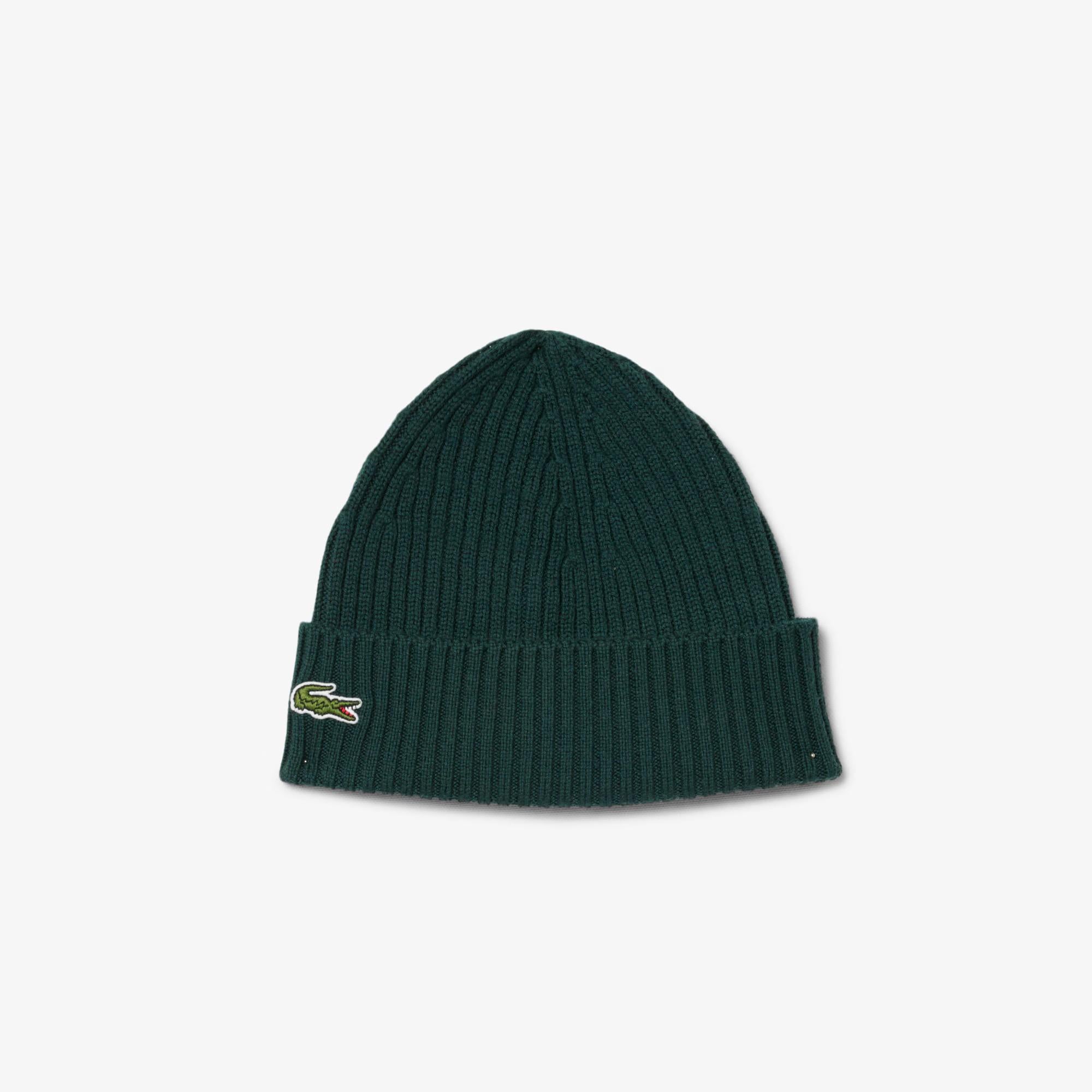 Berretto in lana a costine RB0001 YZP LACOSTE 