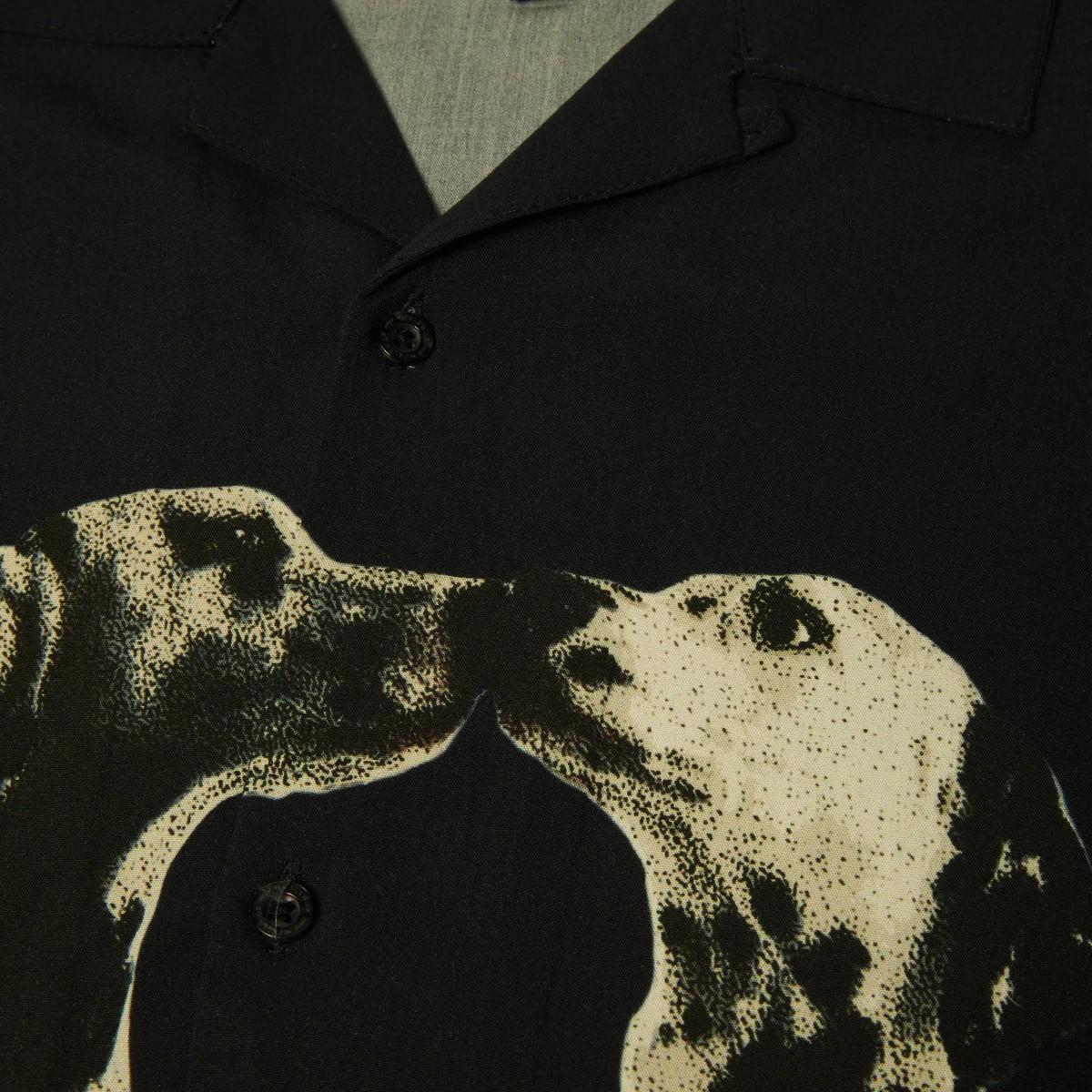 Dogged Resort Shirt BU00266 BLACK HUF 