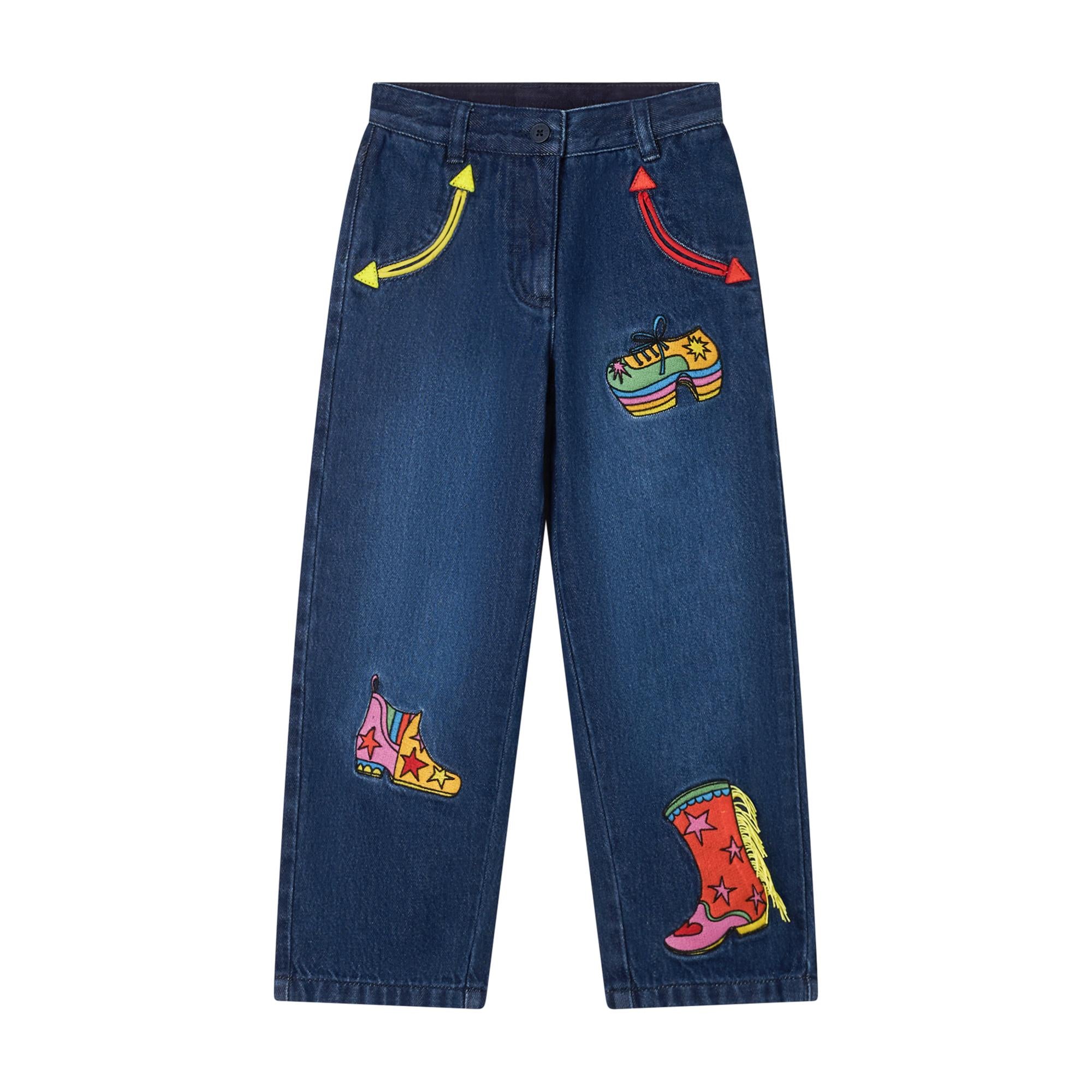 Jeans in Denim a Gamba Dritta TX6B90Z0746 635 STELLA MCCARTNEY 