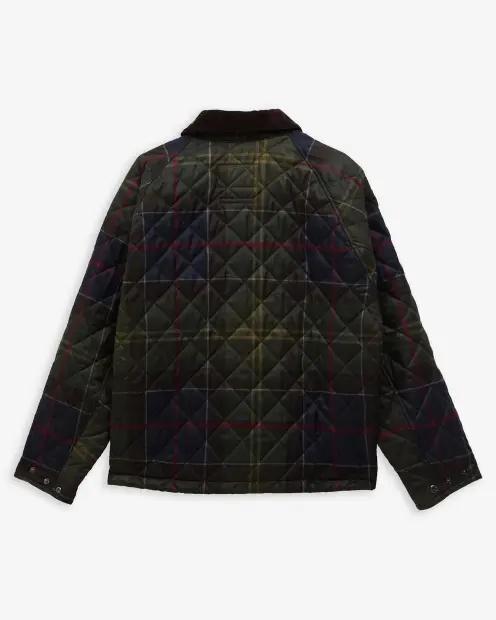 Giacca trapuntata in tartan Transport MQU1869 TN14 BARBOUR 
