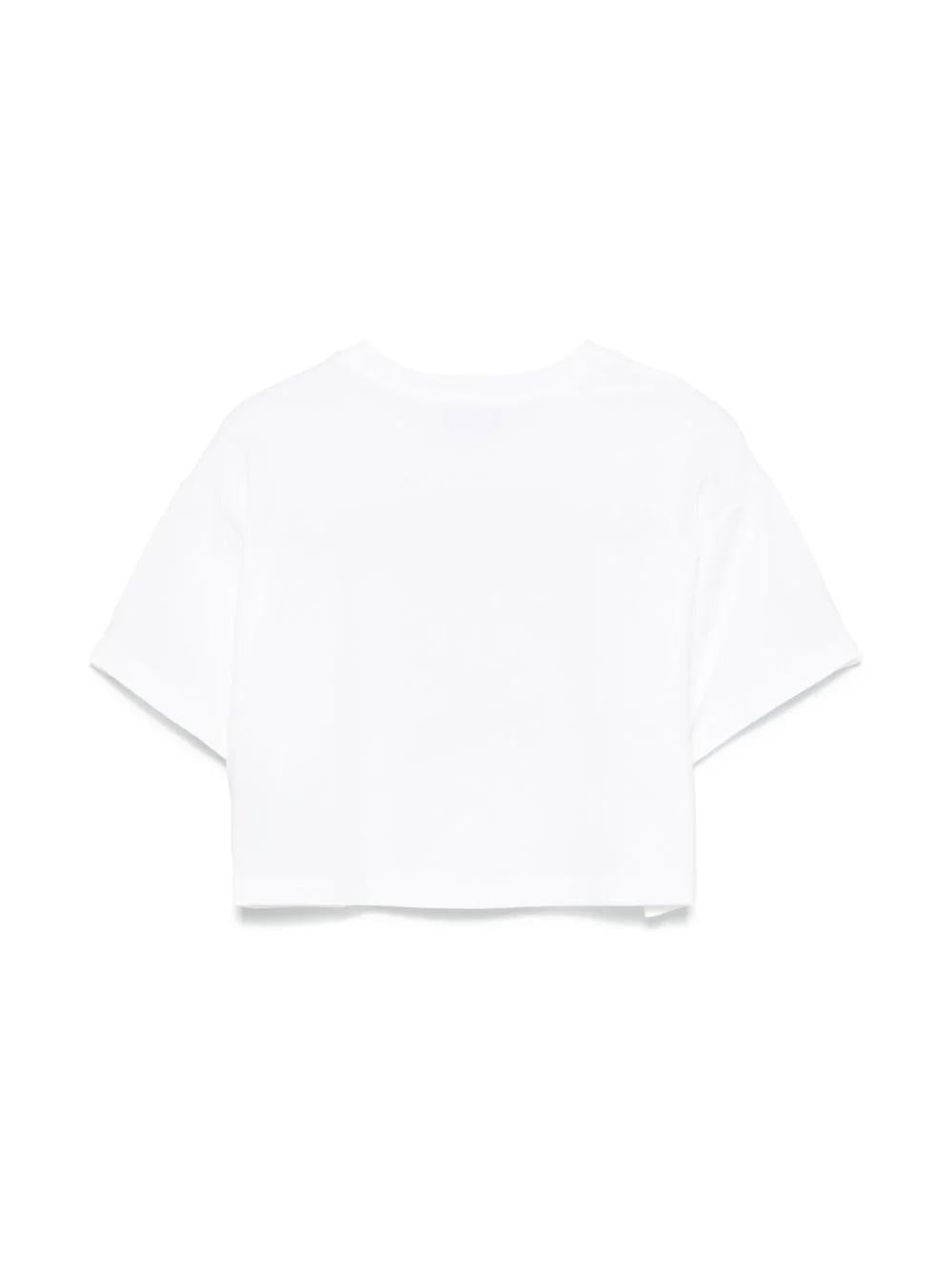 T-shirt con stampa Teddy Bear HDM06OLBA00 10101 MOSCHINO KID 