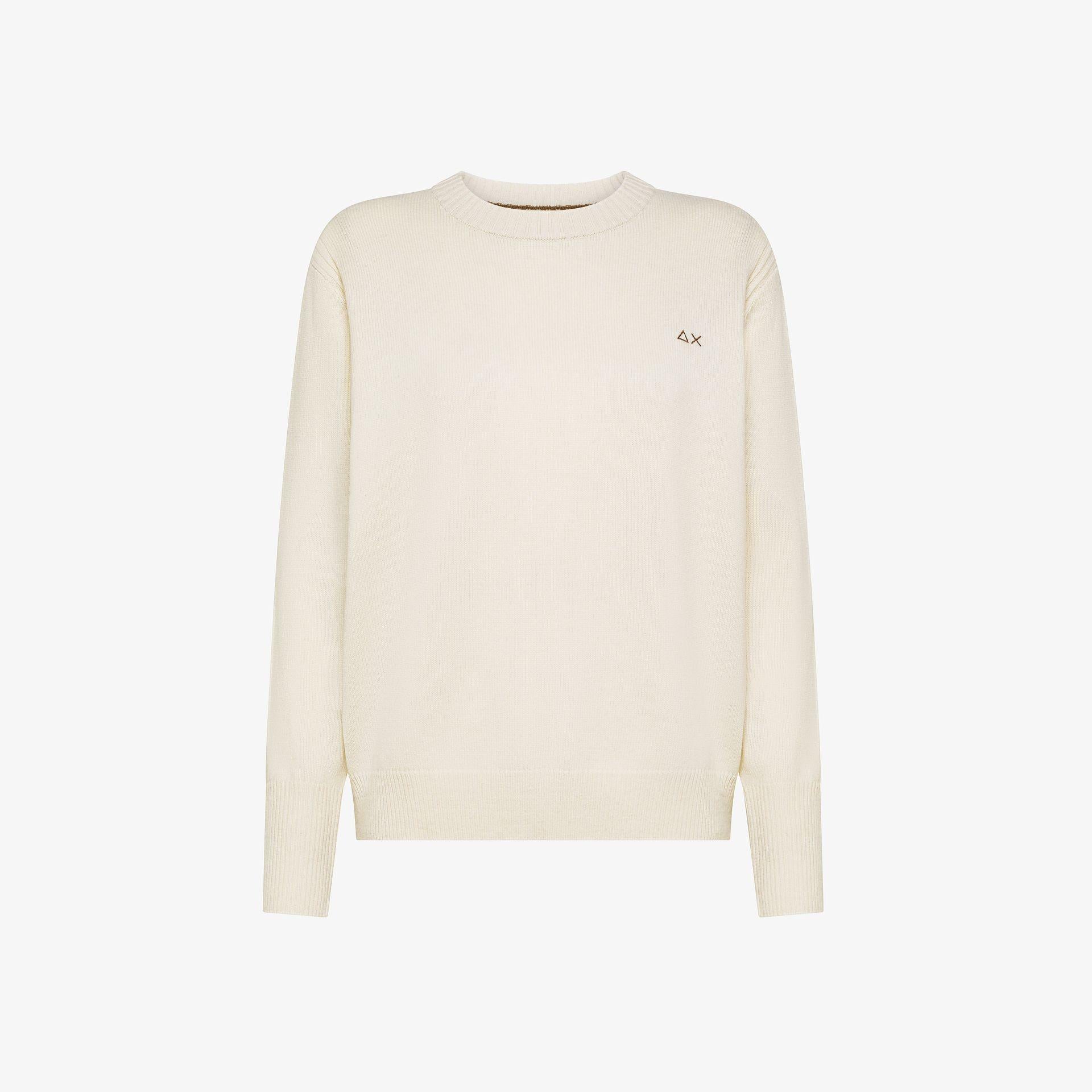 Maglia girocollo in cashmere K45214 31 SUN68 