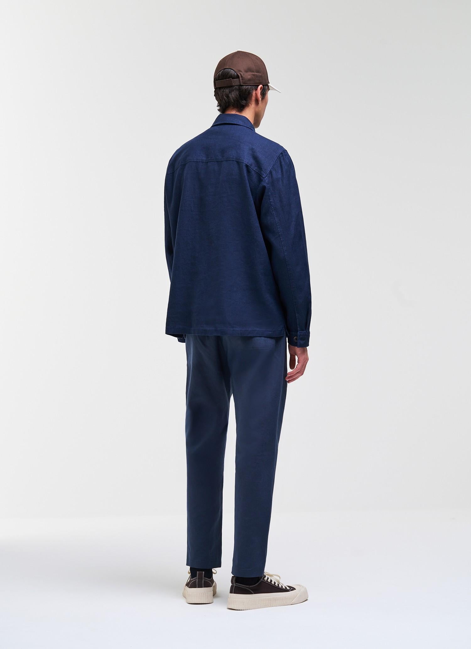 Overshirt in lino 85876AZ 68 COLMAR 