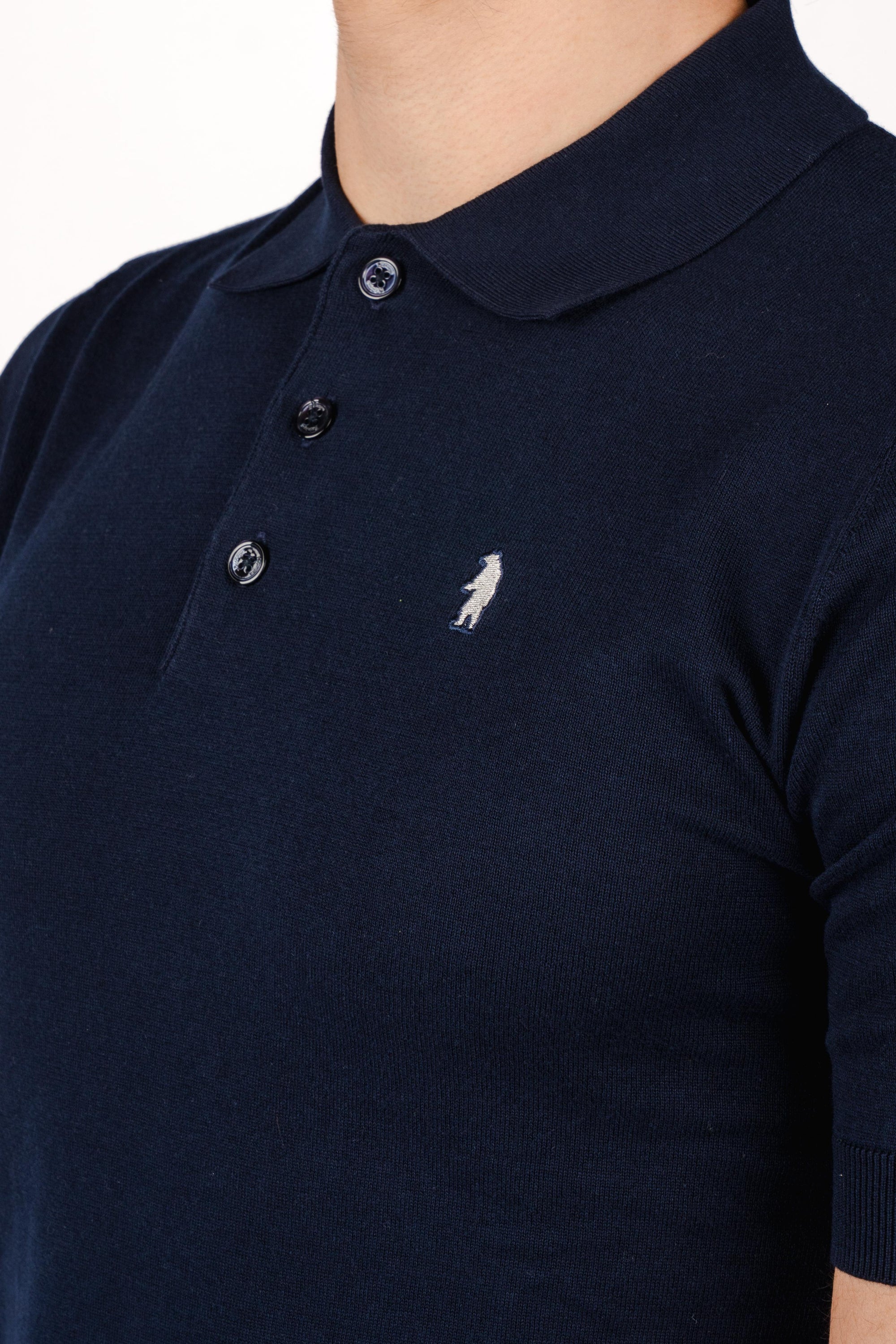Polo knit R5010M261 NAVY REFRIGUE 