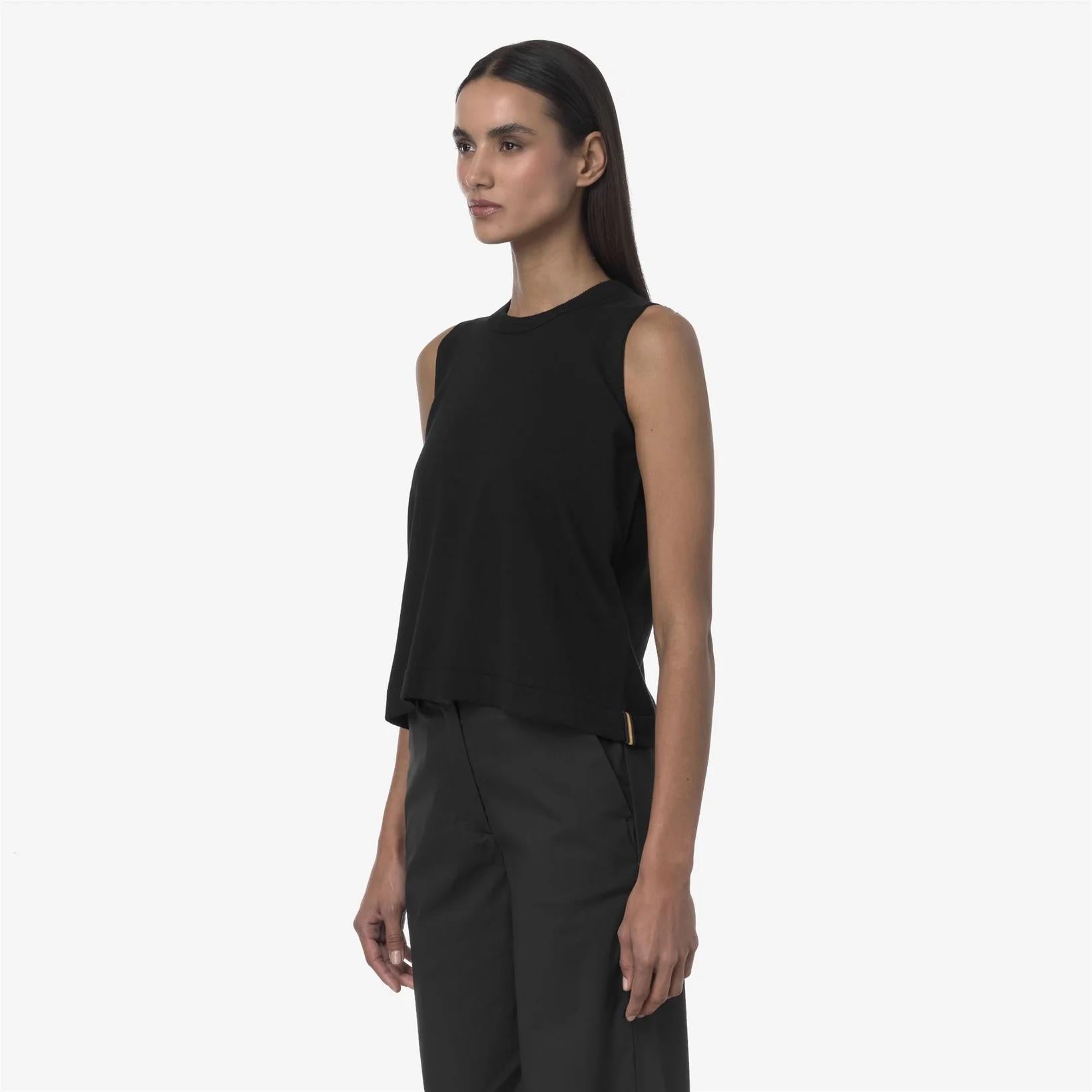 Gilet Geri in maglia donna nero K61276W USY K-WAY 