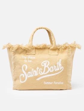 Borsa a spalla Vanity in canvas di cotone VANI001 00023H MC2 SAINT BARTH 