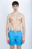 Costume da bagno corto vita elasticata Iconic Taffeta Arcobaleno 2 colori azzurro