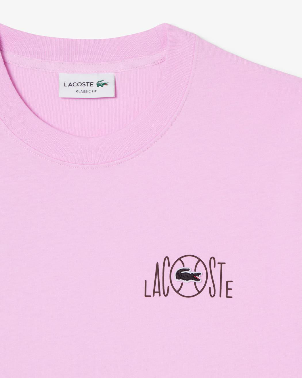 T-shirt in cotone con stampa TH2197 Z4H LACOSTE 