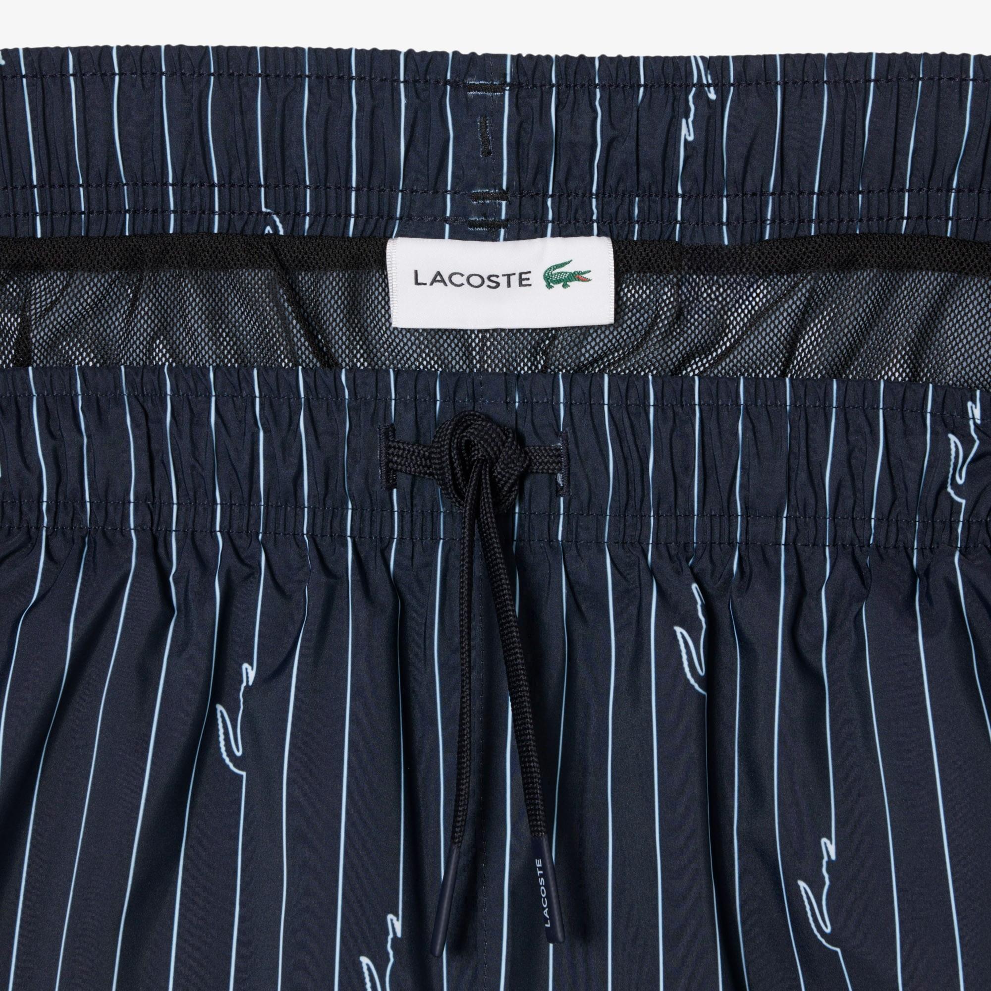 Boxer mare medi con stampa coccodrillo MH1849 IY8 LACOSTE 