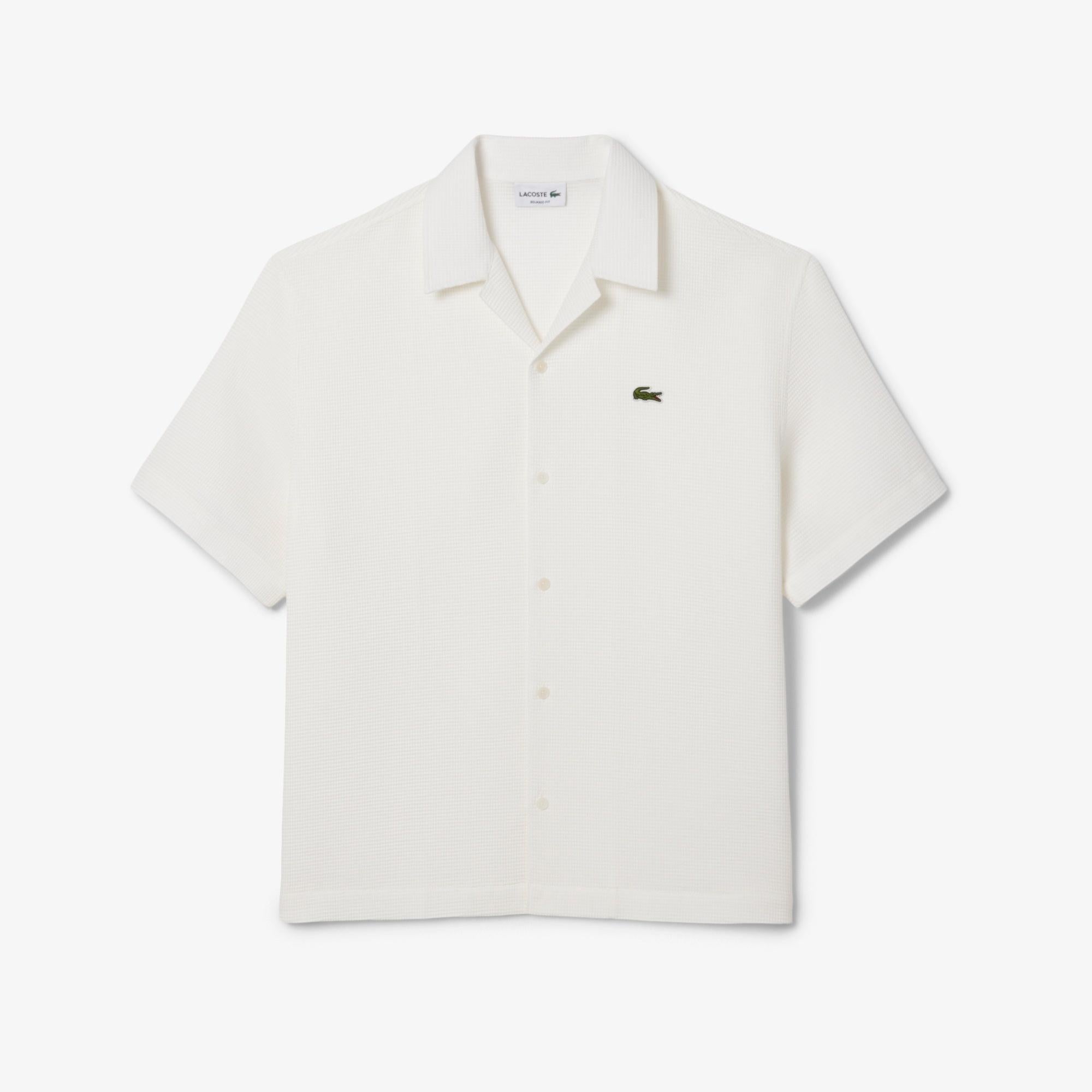 Camicia a nido d'ape CH9924 70V LACOSTE 