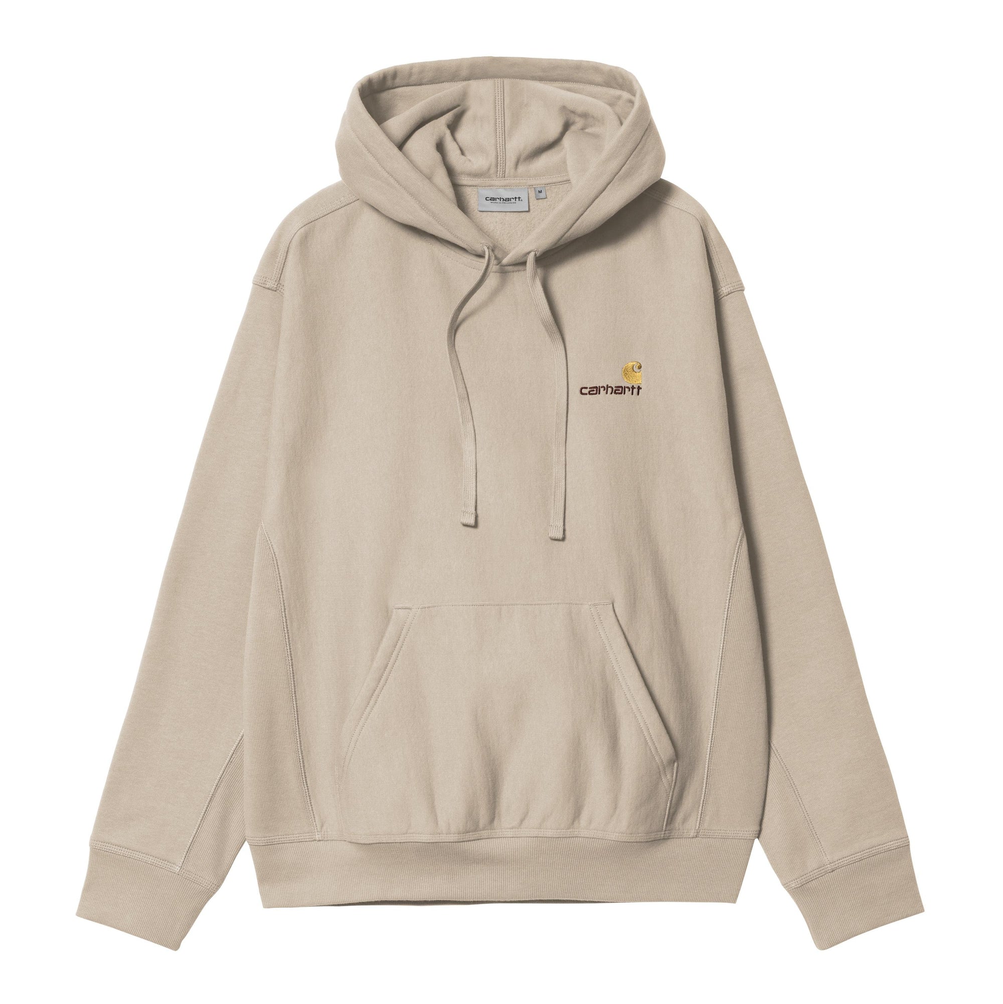Hooded American Script Sweatshirt fleur de sel I028279 2LPXX CARHARTT WIP 