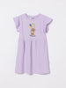 Teddy Print Dress