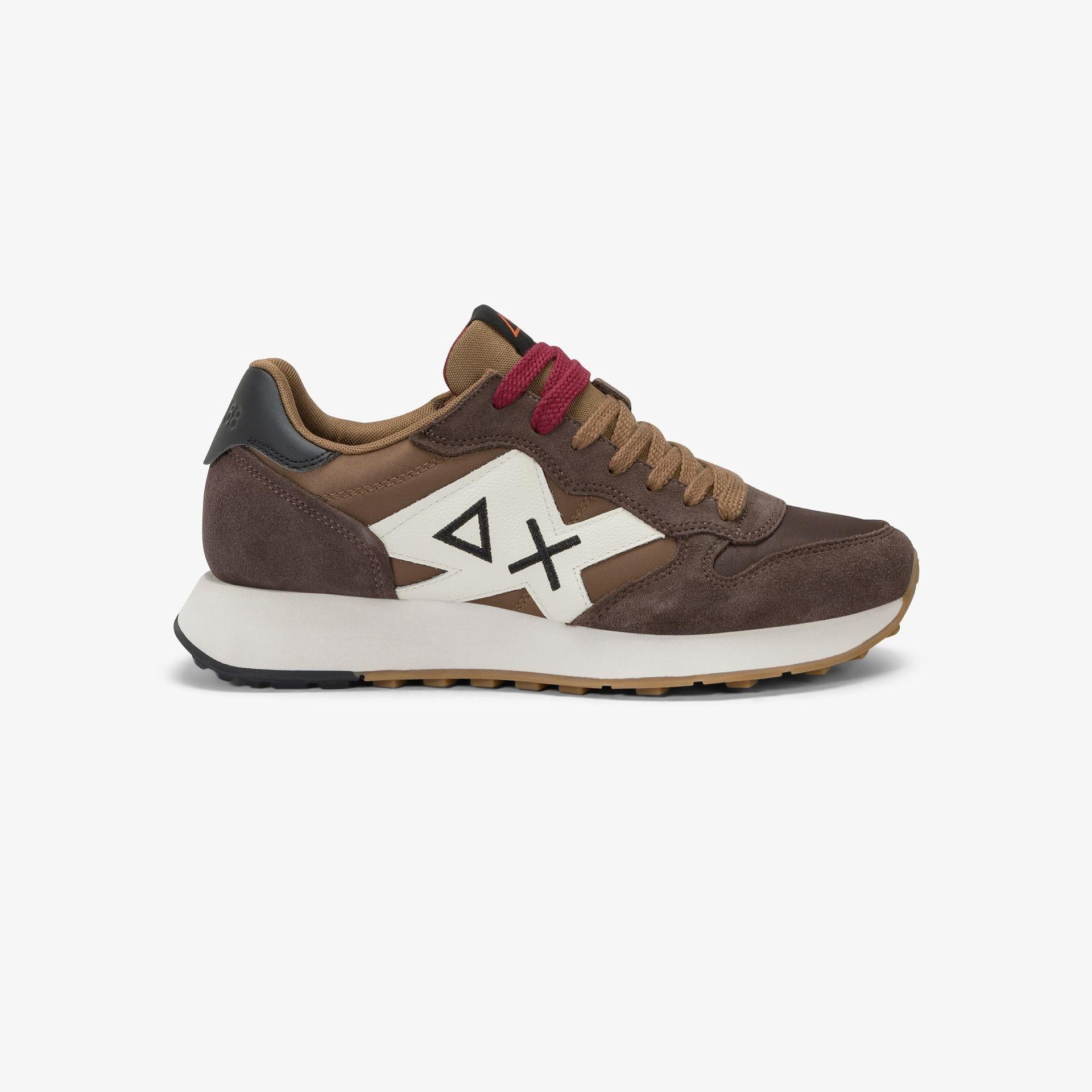 Sneaker Jaki Bicolor in nylon e suede Z45114 08 SUN68 SHOES 