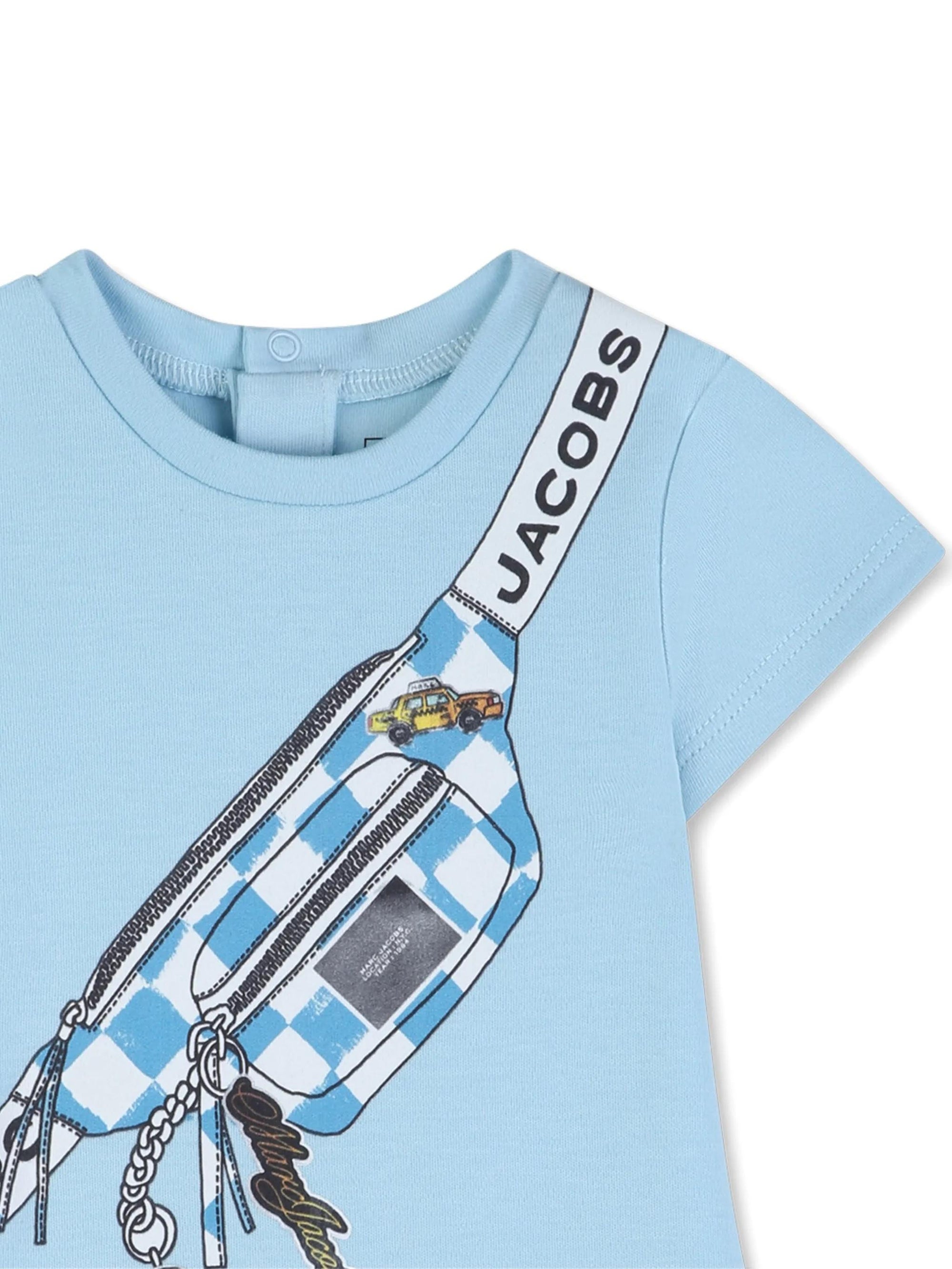 Body neonato con stampa garfica W60807 77B MARC JACOBS 