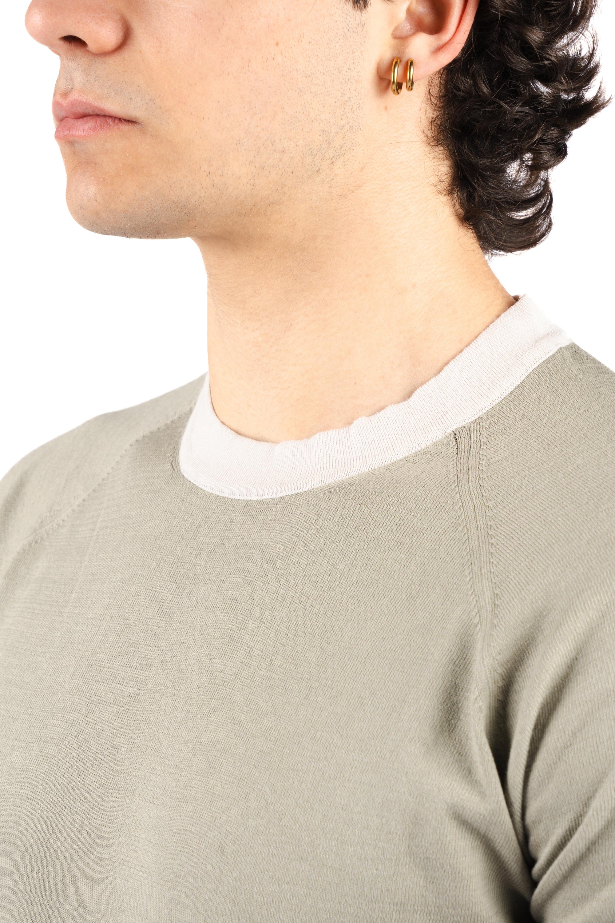 T-shirt in cotone biologico 57181/18045 479 GRAN SASSO 