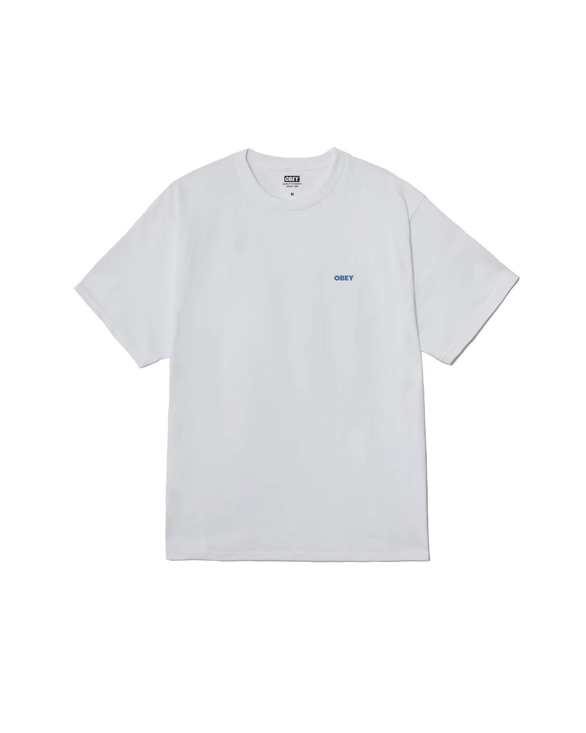 Peep hole classic t-shirt 165264346 WHT OBEY 