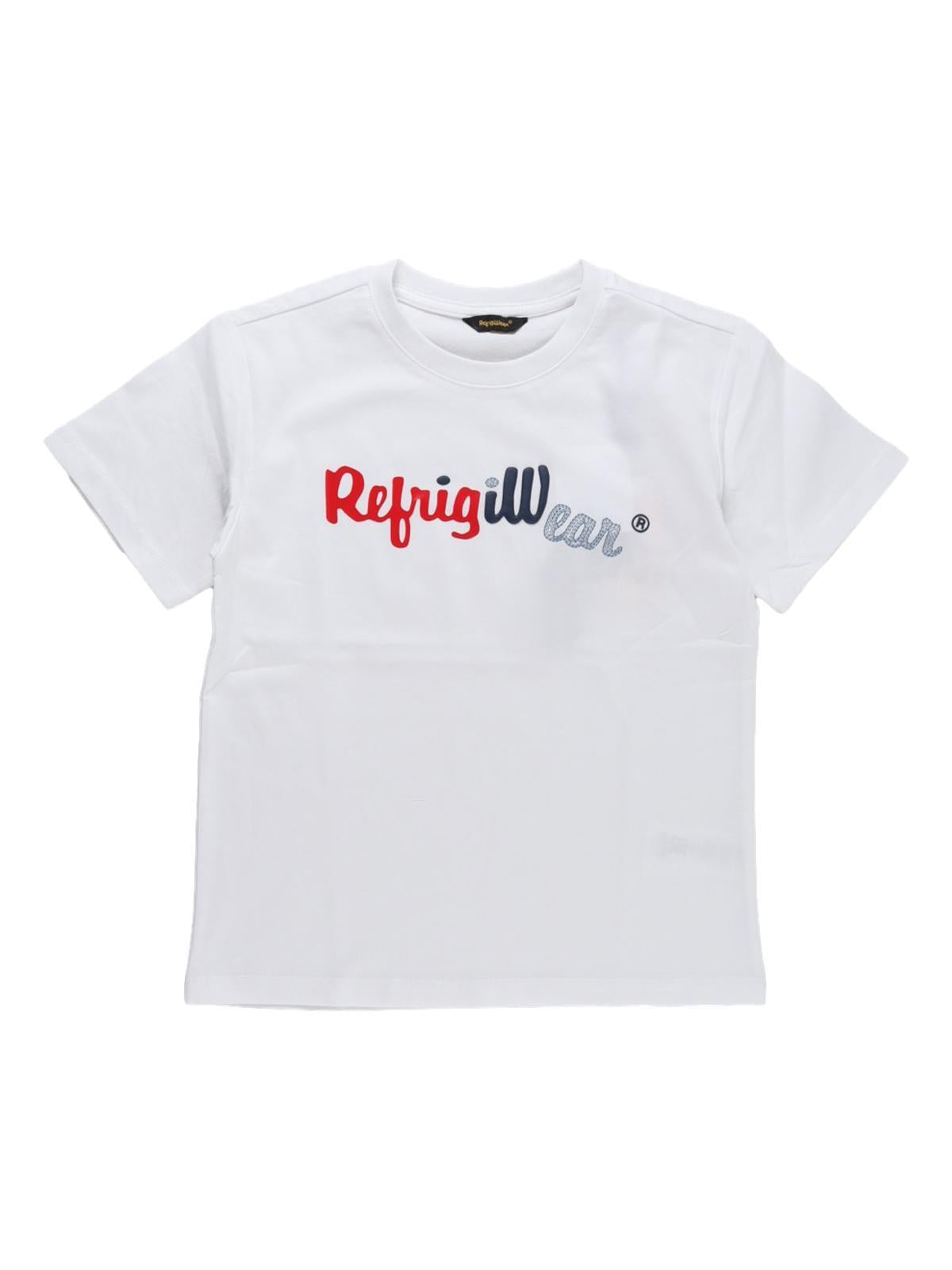 T-shirt girocollo con logo RB2016TS26 RE011 REFRIGIWEAR 