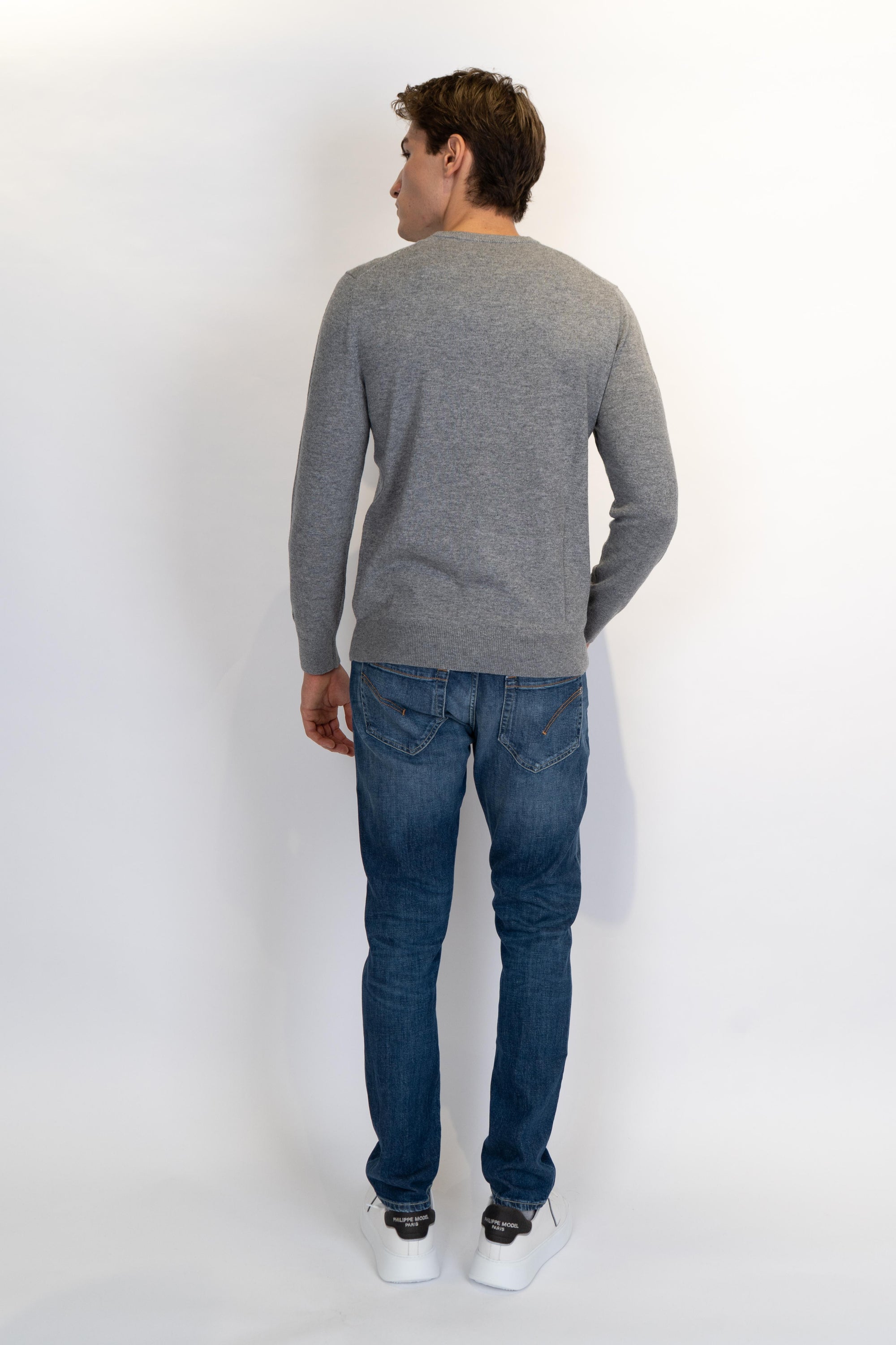 Maglione a girocollo Heron Light con ricamo zio Paperone HER0024 02931I MC2 SAINT BARTH 