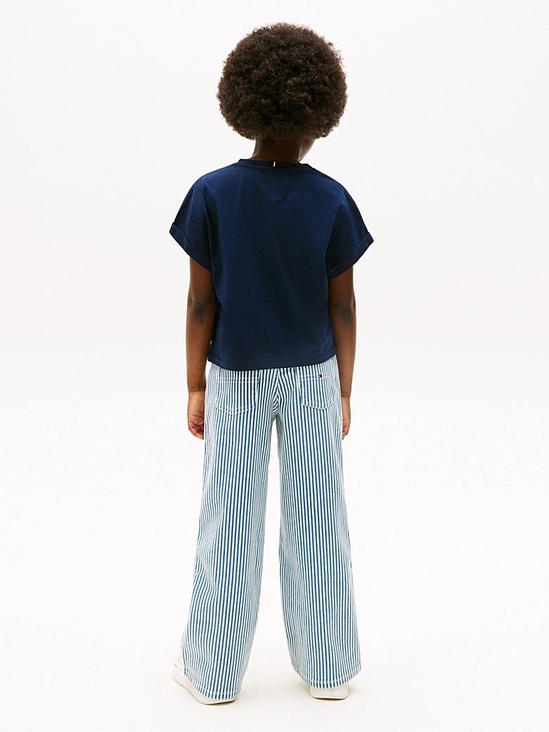 T-shirt relaxed fit con paillettes KG0KG08525J C1G TOMMY HILFIGER 